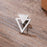 Geometric Stainless Steel Double Triangle Arrowhead Stud Earrings for Men - Minimalist and Elegant Jewelry