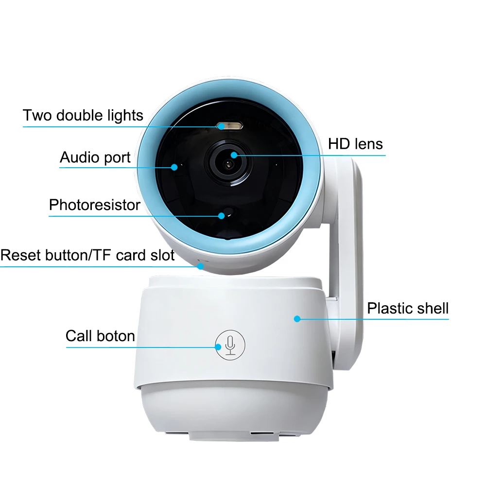 SmartCnet Tuya Smart Life 4K/8MP/5MP/2MP WiFi IP Security Camera – Indoor Tracking, Wireless CCTV & Baby Monitor