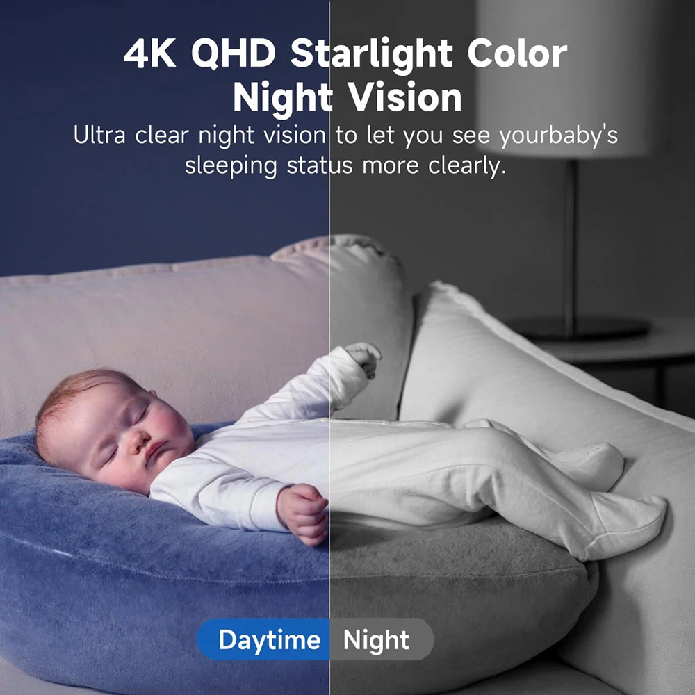 SmartCnet Tuya Smart Life 4K/8MP/5MP/2MP WiFi IP Security Camera – Indoor Tracking, Wireless CCTV & Baby Monitor