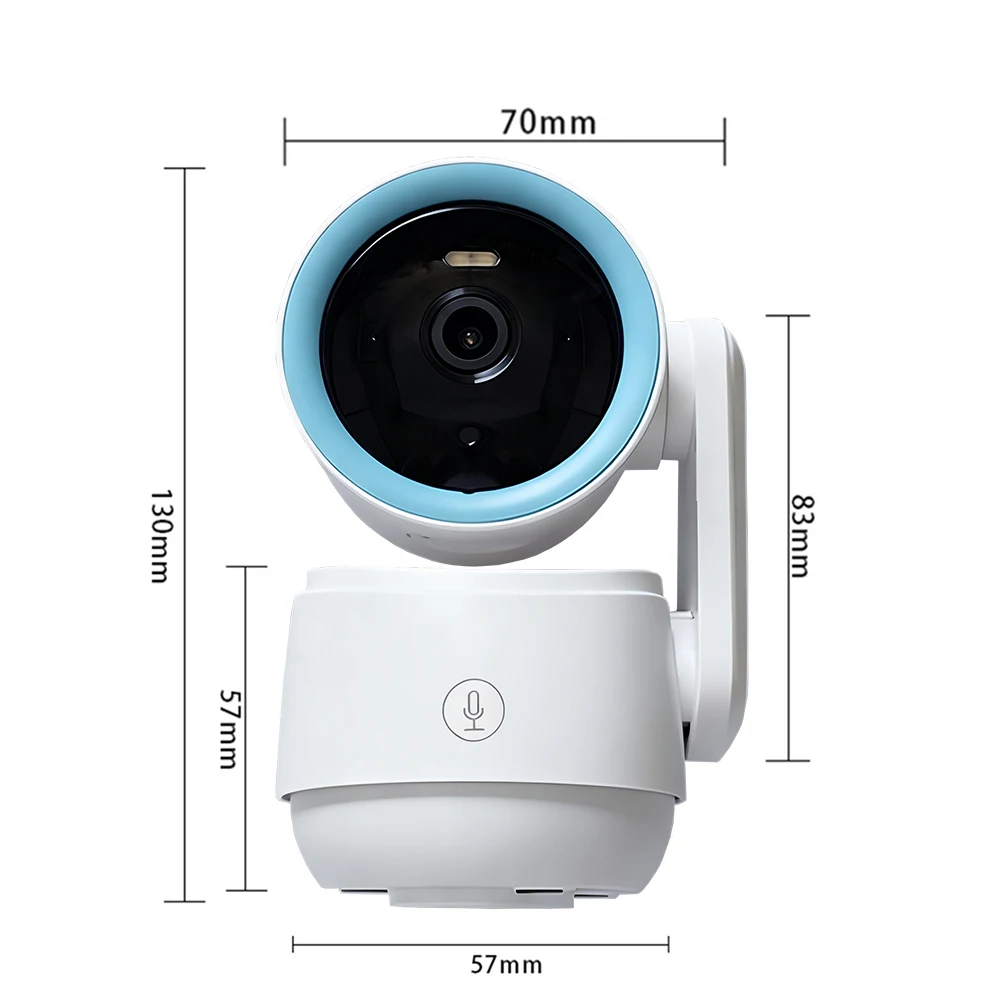 SmartCnet Tuya Smart Life 4K/8MP/5MP/2MP WiFi IP Security Camera – Indoor Tracking, Wireless CCTV & Baby Monitor