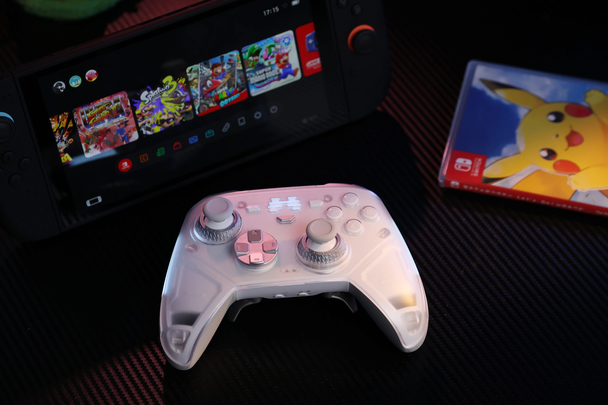 BEITONG KP70 Haptic Feedback Wireless Game Controller, Dual Auto-Sense Trigger, 6 Back Paddlesfor PC/Switch/iOS/Android/Steam