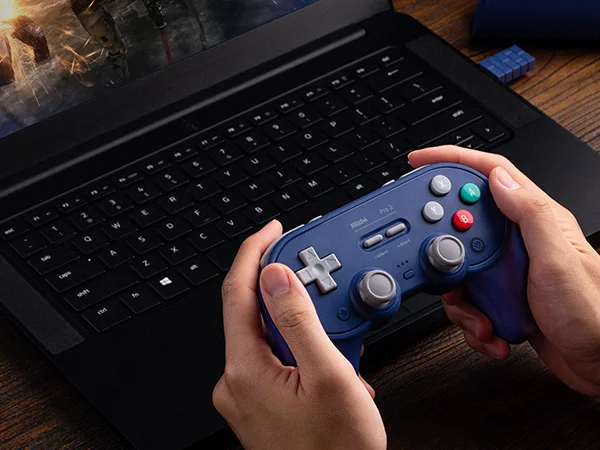 8BitDo Pro 3 Bluetooth Gamepad Wireless Gaming Controller for Switch 1/2, Windows, Apple, with TMR Joysticks Swappable Button