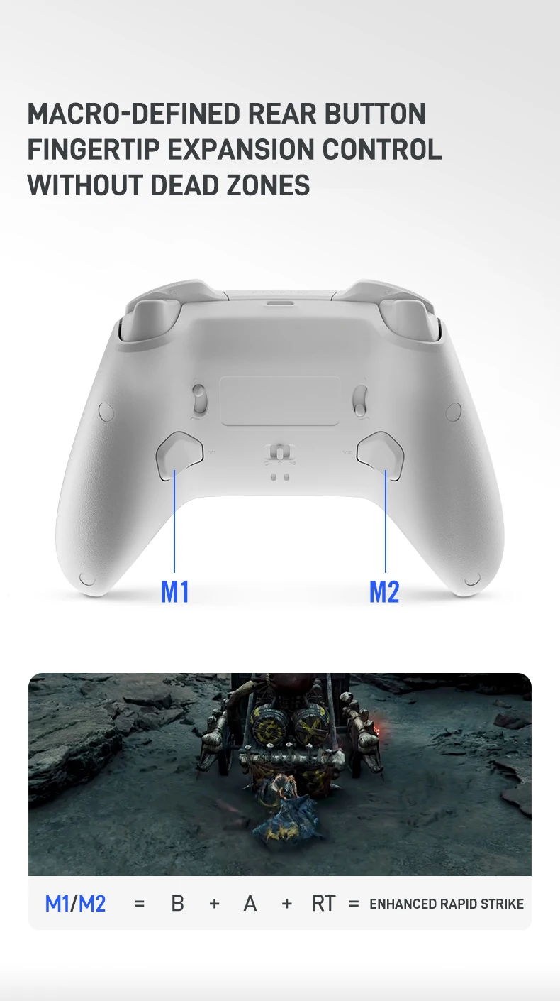 Flydigi Direwolf 4 Wireless Gaming Controller Support PC NINTENDO SWITCH Android iOS Phone 1000 hz Wired/Wireless Polling Rate