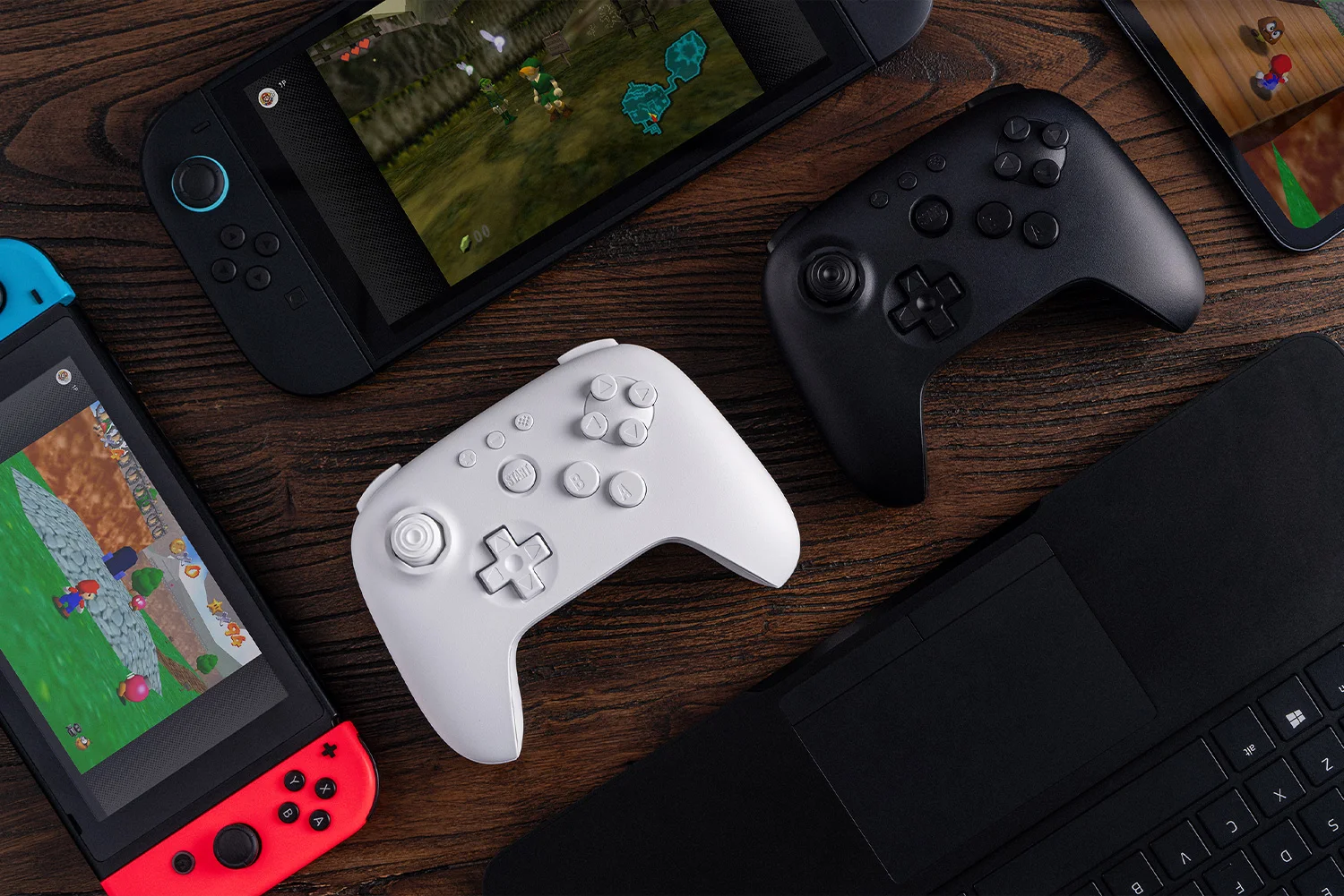 8BitDo N64 Bluetooth Controller with Hall Effect Joysticks for Analogue 3D, Switch, Switch 2, Windows, Android Game Accessories