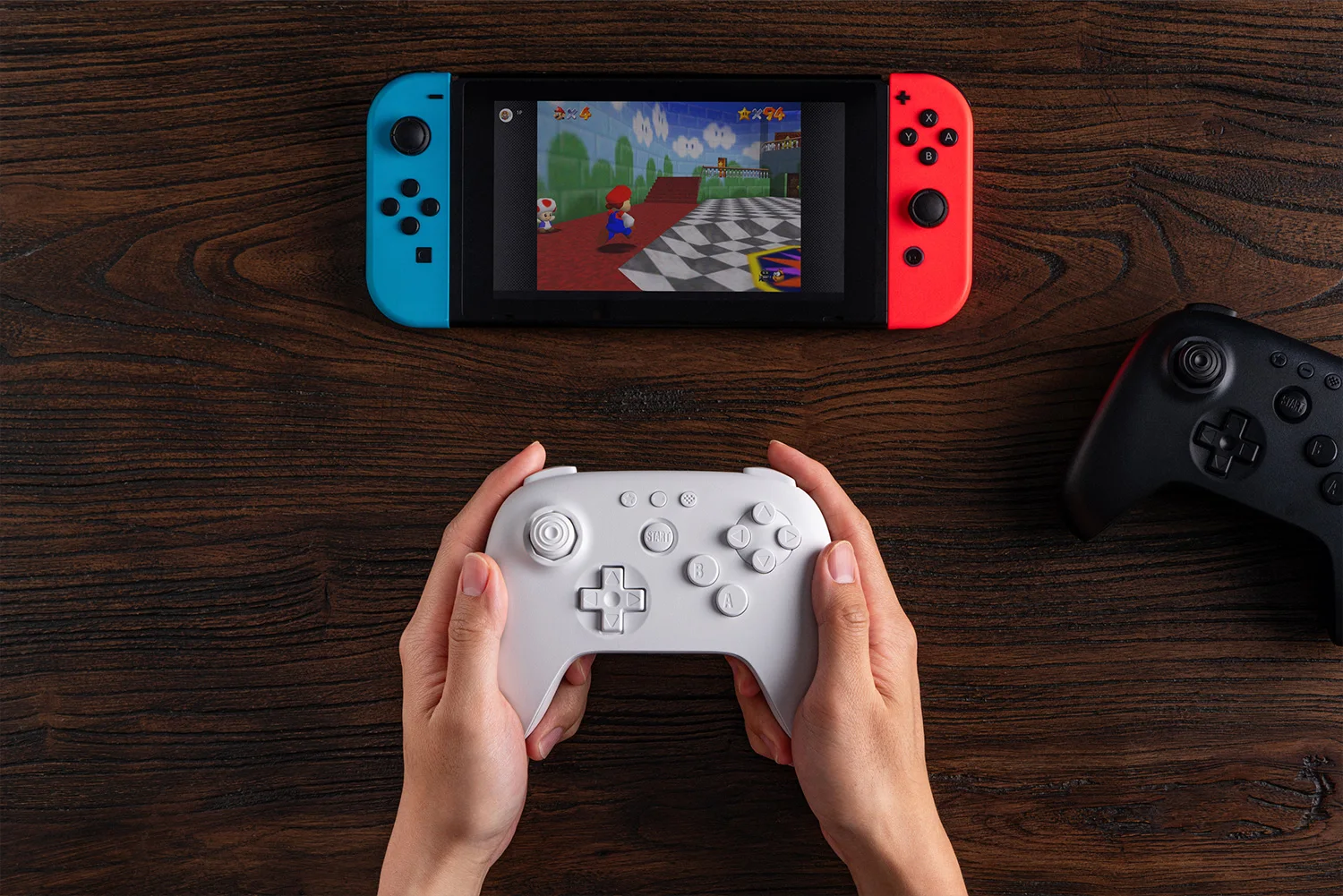 8BitDo N64 Bluetooth Controller with Hall Effect Joysticks for Analogue 3D, Switch, Switch 2, Windows, Android Game Accessories