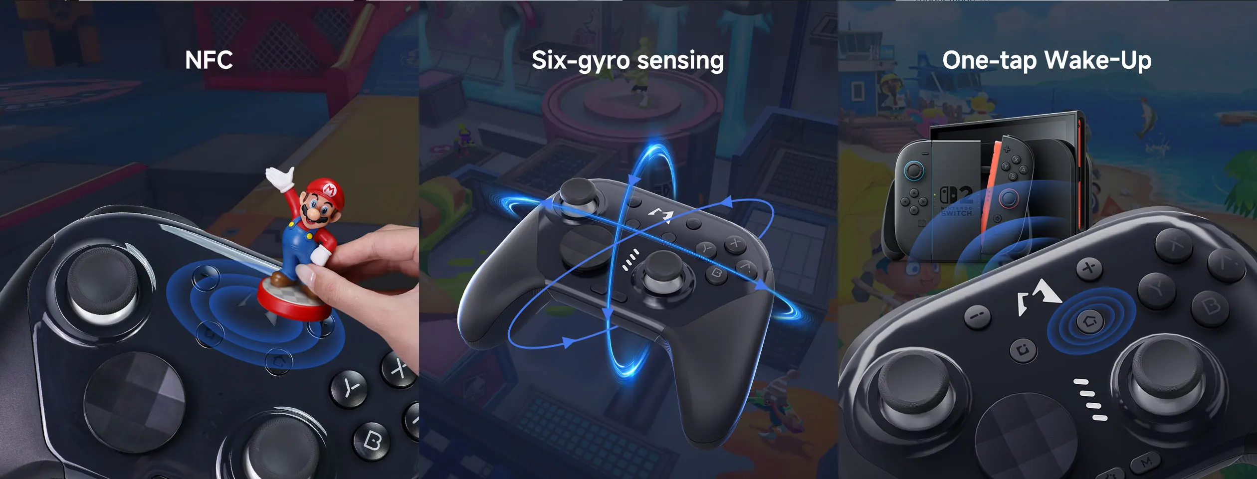 MOBAPAD CHITU 2 HD Mechanical Game Controller for Nintendo Switch 1/2, PC, Android, iOS with TMR Glide Sticks Gamepad