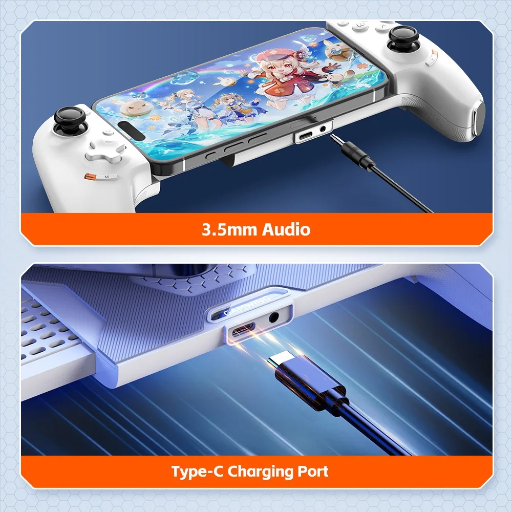 Gamwing AB01 AB02 AoBing Max Max+ Mobile Phone Game Controller Game pad Joystick Type-C Wired & BT Compatible with Android, iOS