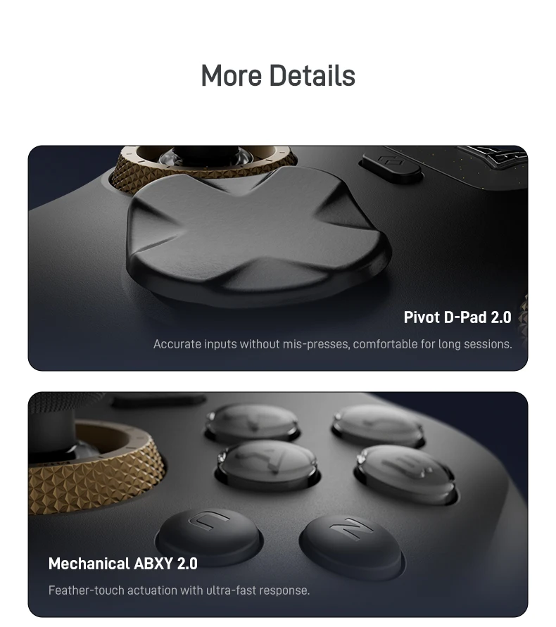 Flydigi Vader 5 Pro Gaming Controller 8 Additional Buttons Top-Tier Ultra-Low Latency FORCESWITCH Triggers Wireless Gamepad