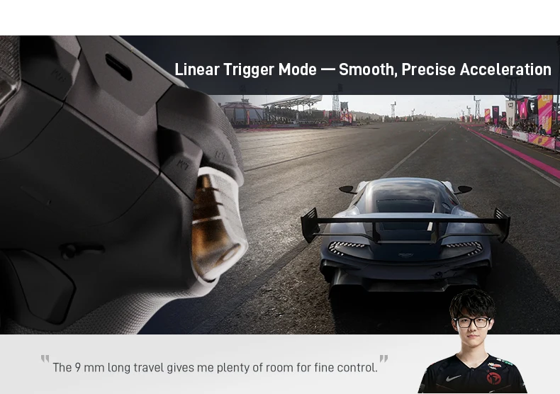 Flydigi Vader 5 Pro Gaming Controller 8 Additional Buttons Top-Tier Ultra-Low Latency FORCESWITCH Triggers Wireless Gamepad