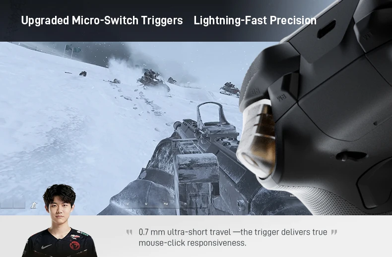 Flydigi Vader 5 Pro Gaming Controller 8 Additional Buttons Top-Tier Ultra-Low Latency FORCESWITCH Triggers Wireless Gamepad