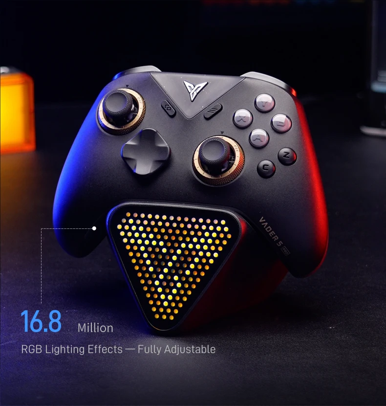 Flydigi Vader 5 Pro Gaming Controller 8 Additional Buttons Top-Tier Ultra-Low Latency FORCESWITCH Triggers Wireless Gamepad