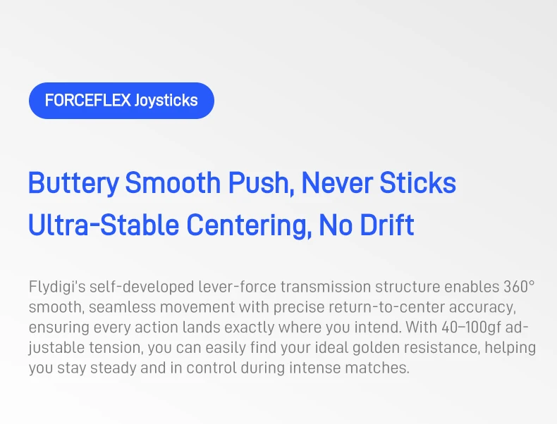 Flydigi Vader 5 Pro Gaming Controller 8 Additional Buttons Top-Tier Ultra-Low Latency FORCESWITCH Triggers Wireless Gamepad
