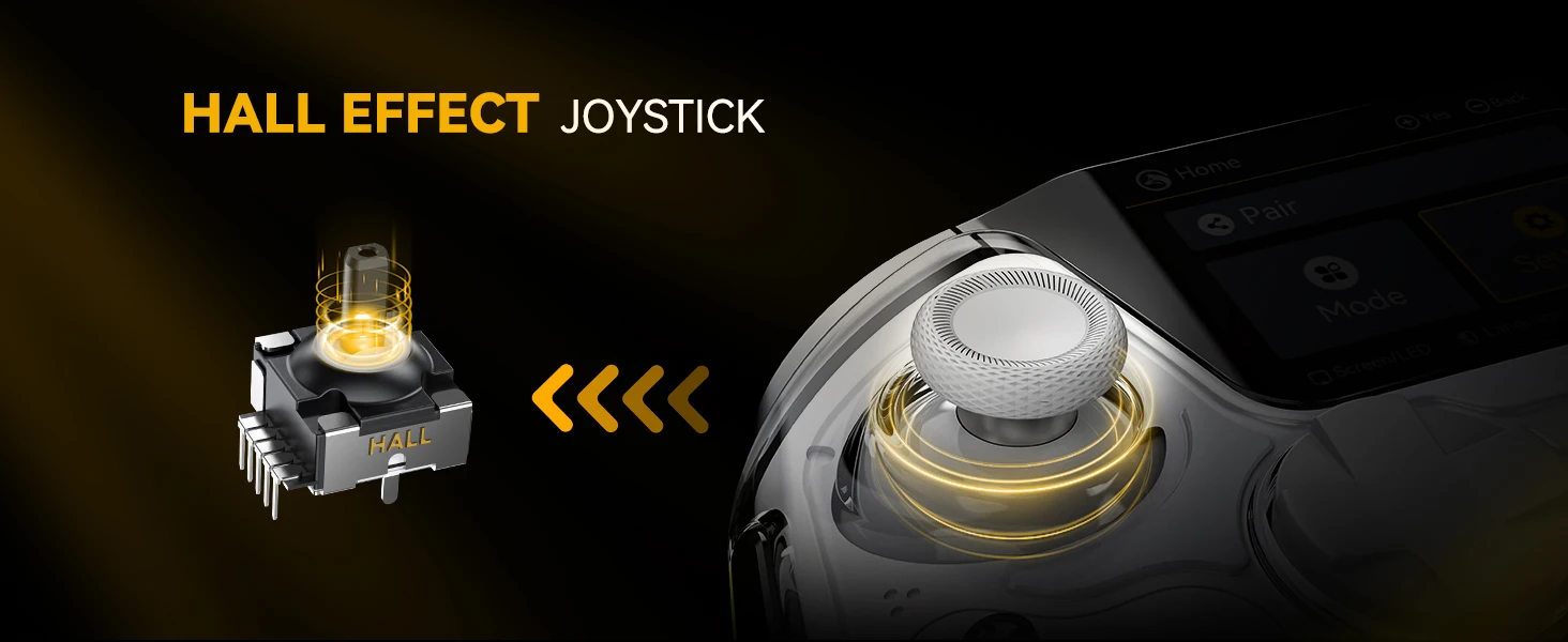 Wireless Gaming Controller Mamba One V2 for iOS/Android/Switch/PC Hall Effect Stick RGB Light 1800mAh with Charging Dock