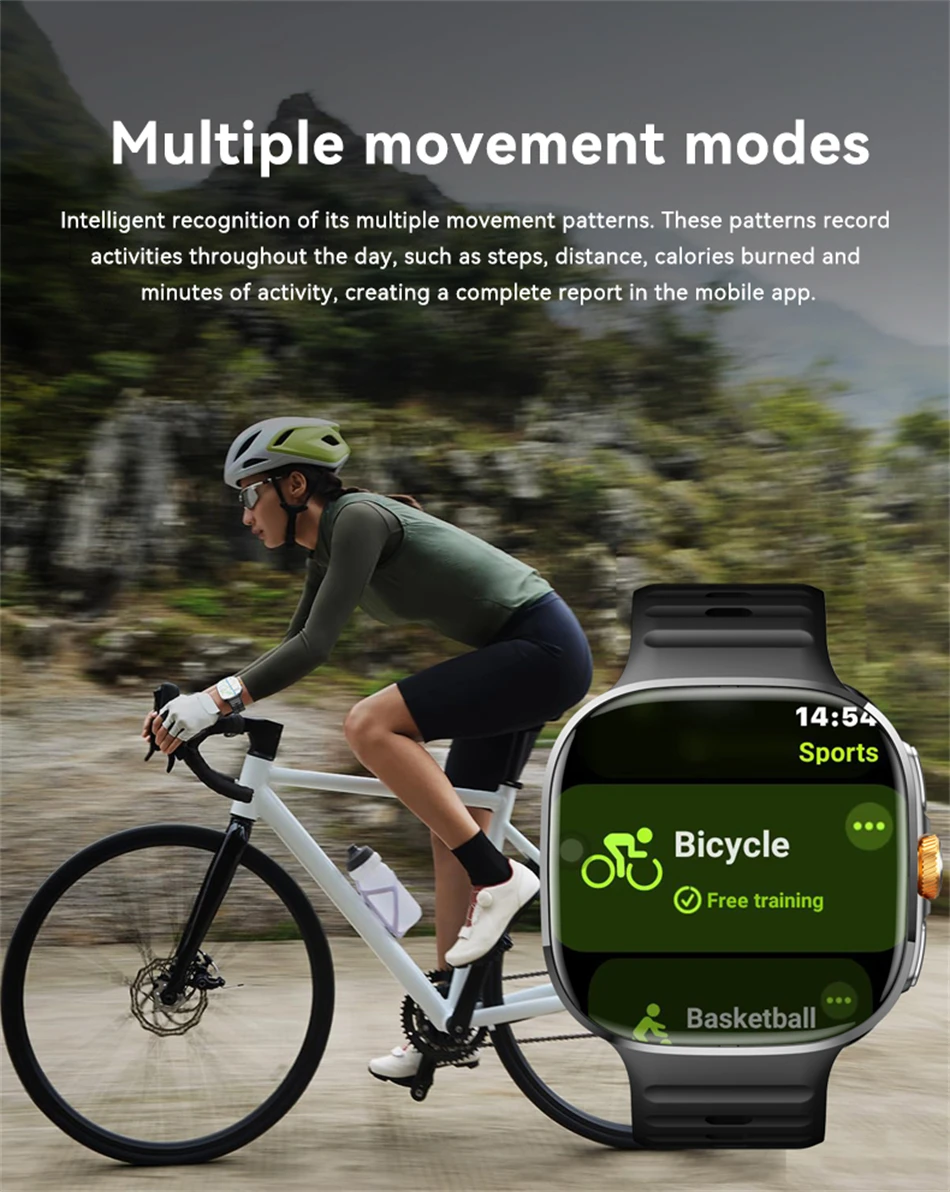 5G/4G Full Network Smart Watch 2.4 inch 720*720 AMOLED Screen Video Call 16GB+256GB RAM 2100 mAh Google Play WIFI GPS Smartwatch