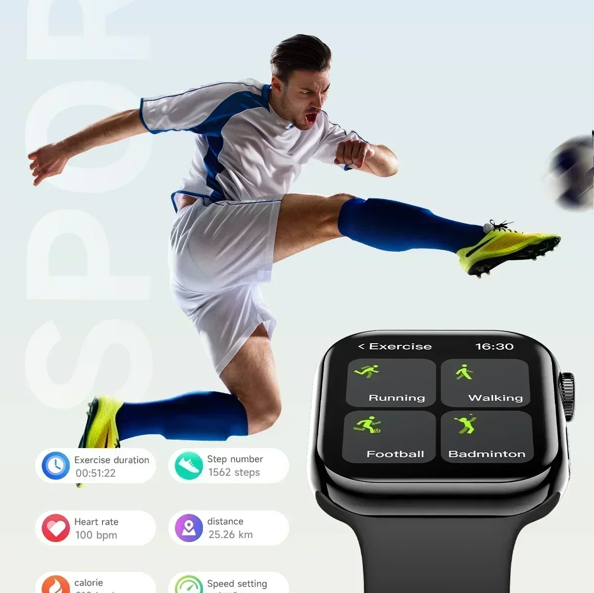2026 New For Apple GPS Watch X 10 Smart Watch Men HD AMOLED Memory Music 3D Surround Bluetooth Call Waterproof Smartwatch Woman