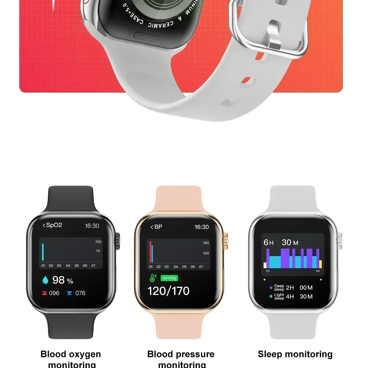 2026 New For Apple GPS Watch X 10 Smart Watch Men HD AMOLED Memory Music 3D Surround Bluetooth Call Waterproof Smartwatch Woman