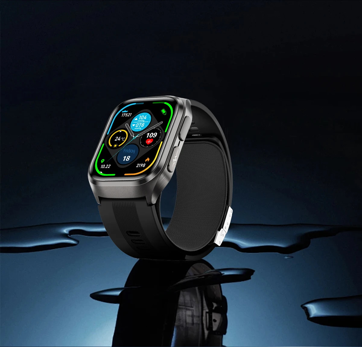 2026 New Air pump airbag Wrist Blood Pressure Accurate Measure Smart Watch ECG Blood lipids Uric acid Bluetooth Call Smartwatchs