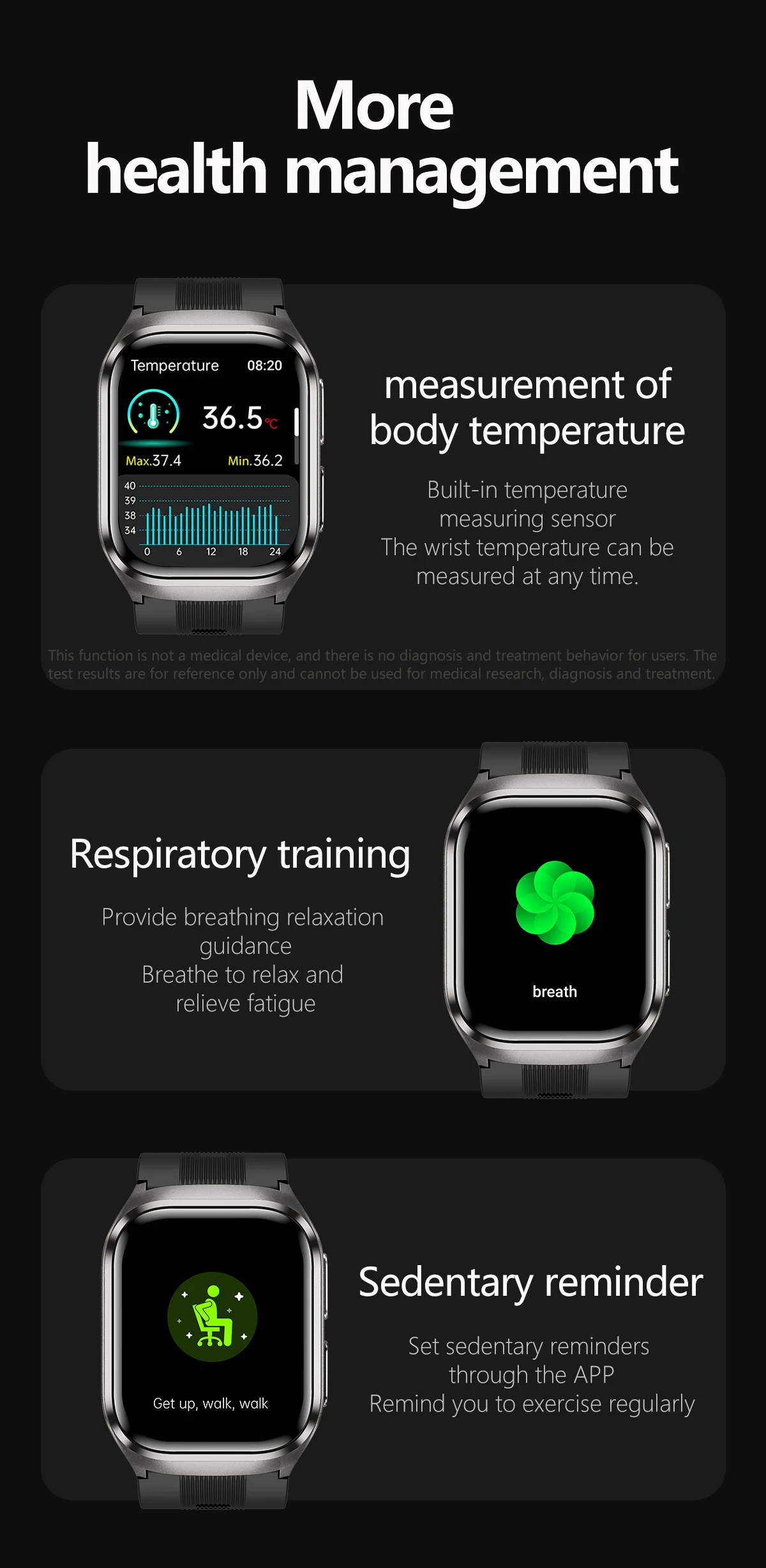 2026 New Air pump airbag Wrist Blood Pressure Accurate Measure Smart Watch ECG Blood lipids Uric acid Bluetooth Call Smartwatchs