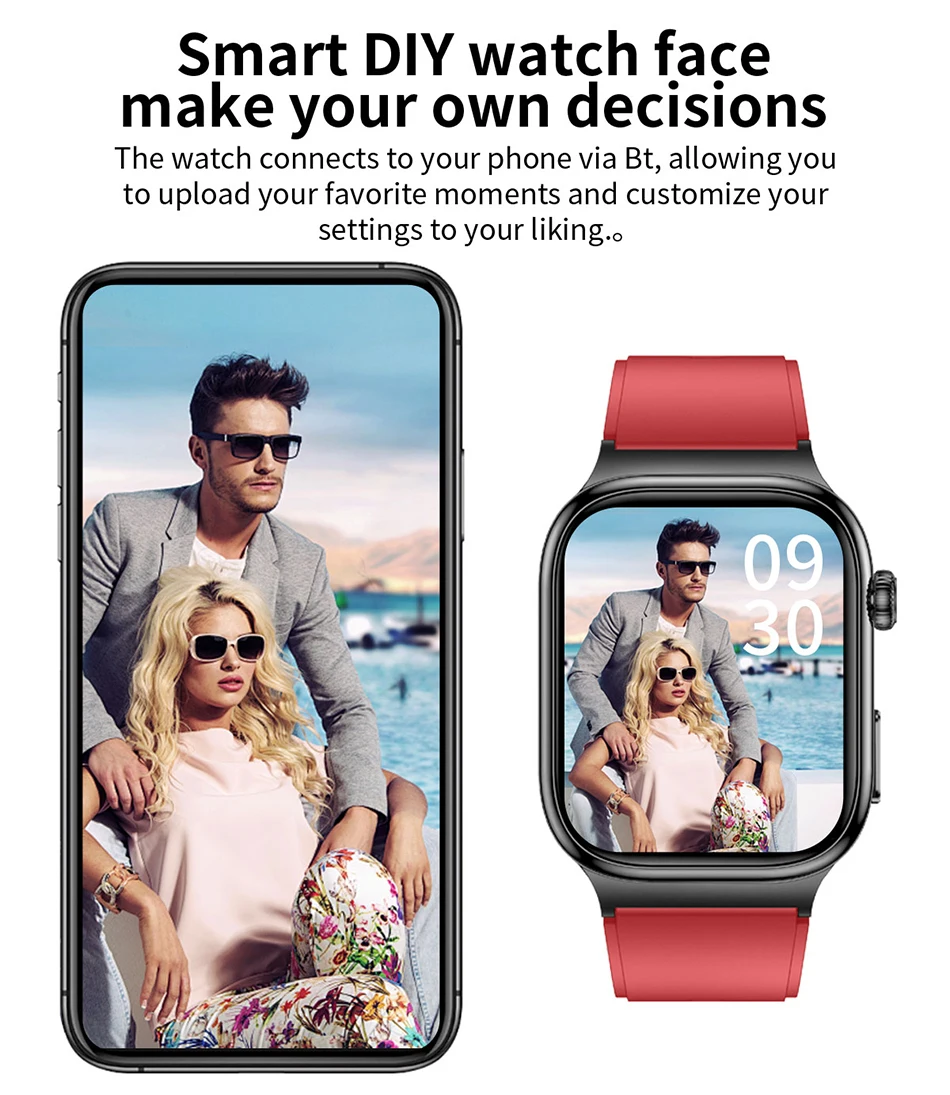 2026 Health Care Smart Watch Men Women BMI Analysis Uric Acid Blood Lipids Blood Pressure Monitoring BT Call AMOLED Smartwatch