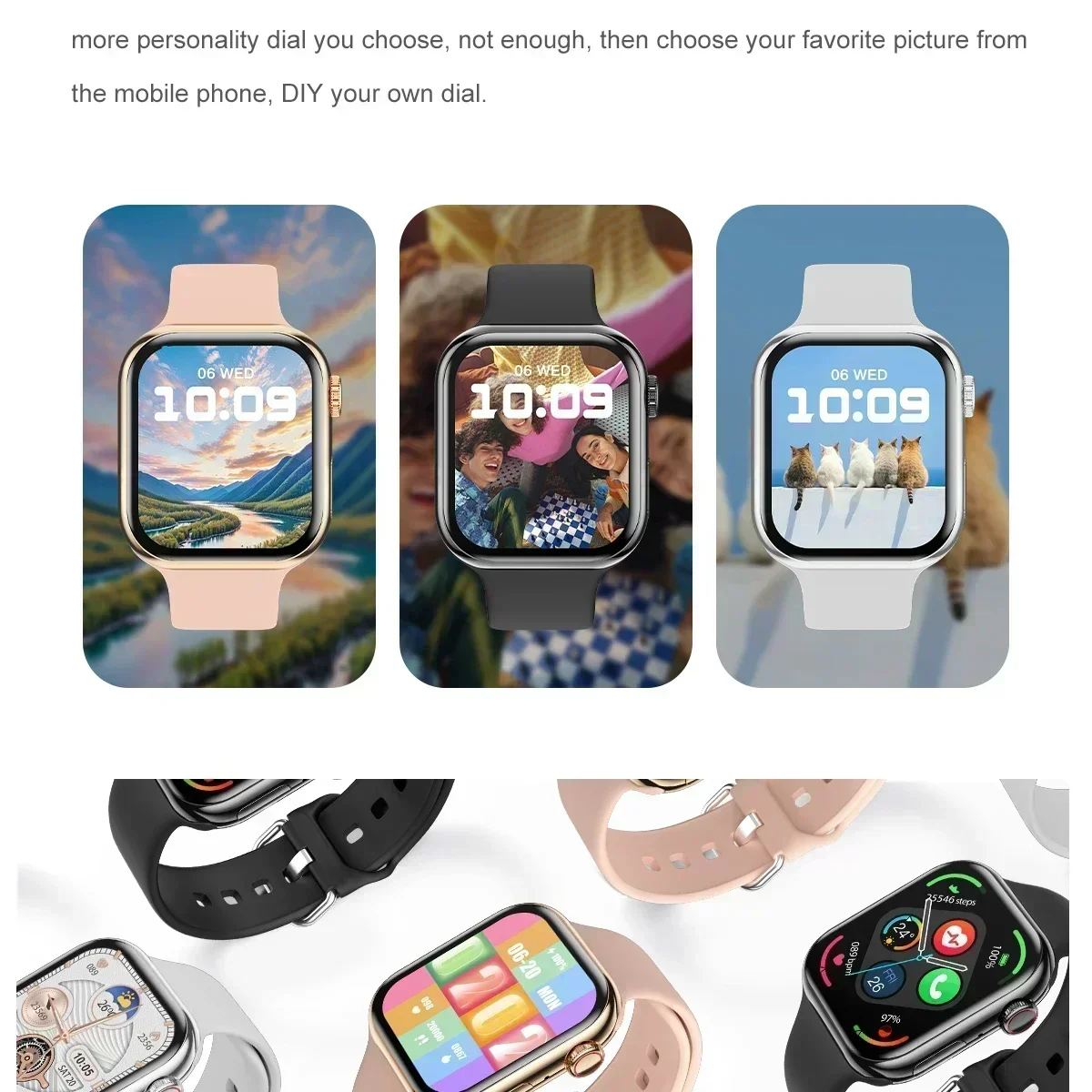 2026New GPS Smart Watch Series 10 For Apple Watch 10 Memory Music Video Bluetooth Call Waterproof NFC Smartwatch For Android IOS