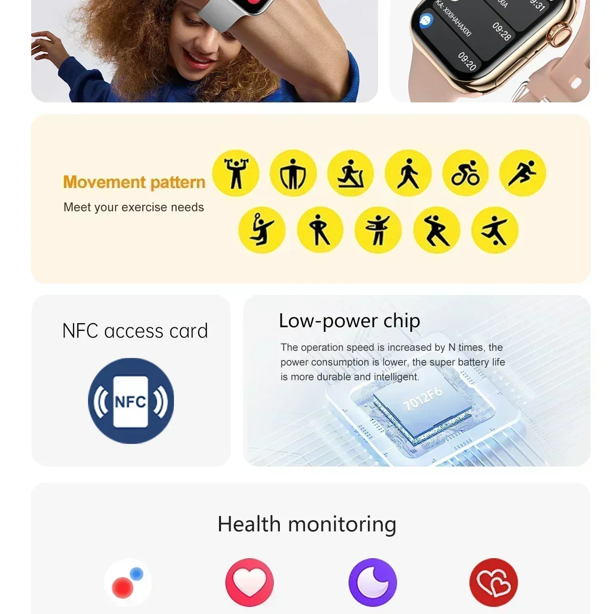 2026New GPS Smart Watch Series 10 For Apple Watch 10 Memory Music Video Bluetooth Call Waterproof NFC Smartwatch For Android IOS