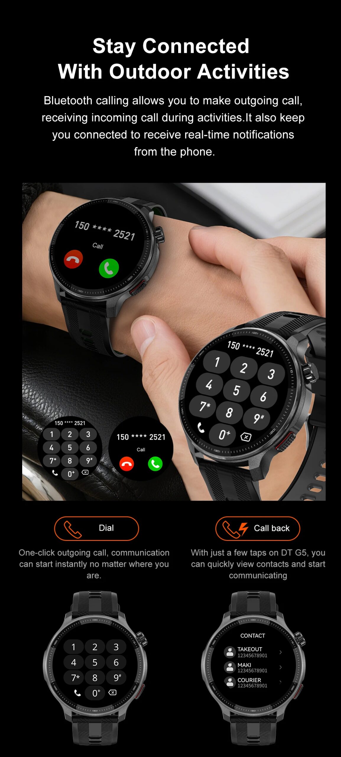 2026 New Military T-Rex3 GPS Map Navigation Smart Watch 4GB RAM Compass 1.43-inch AMOLED Screen 3ATM Call Sports Smartwatch Men