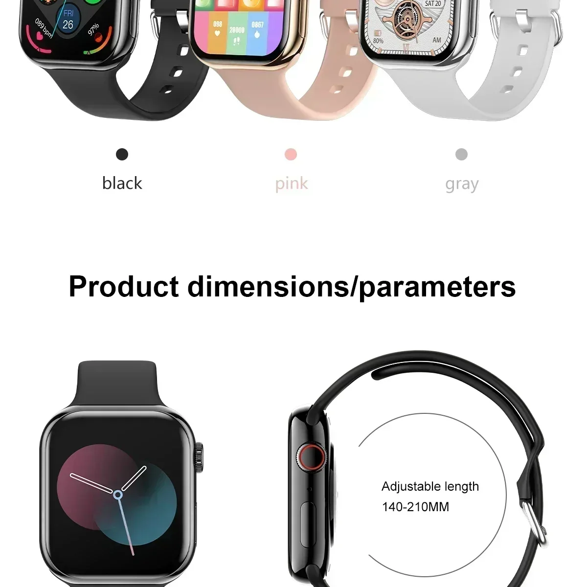New GPS Smart Watch Series 10 For Apple Watch 10 Memory Music Video Bluetooth Call Waterproof NFC Smartwatch For Android IOS