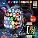 5G/4G Full Network Smart Watch 2.40 inch Big Screen HD Video Call WIFI GPS 8GB+128GB RAM 2100mAh Google Play Sim Card Smartwatch