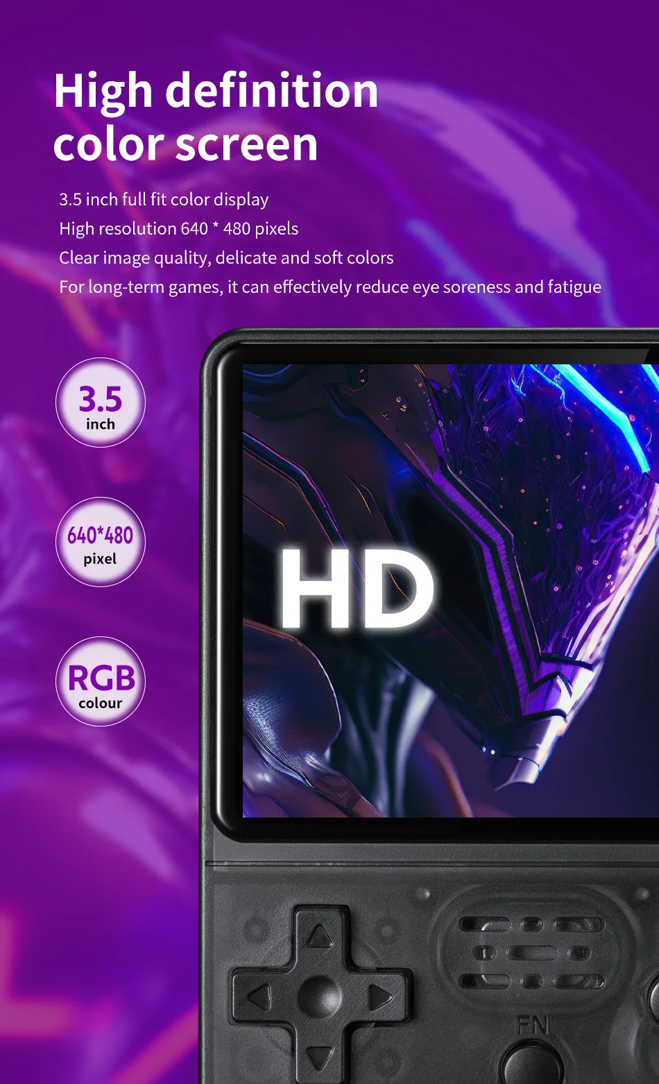 Mini R36S Retro Handheld Video Game Console Linux System