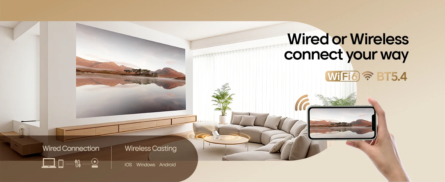 Magcubic Projector 8K HD Android14 HY300 Pro Wifi6 290ANSI Allwinner H726 BT5.4 1080P 1280*720P Cinema Outdoor portable Projetor