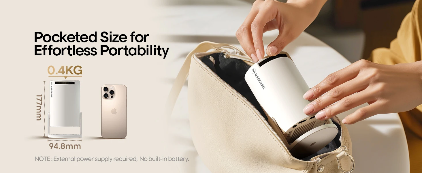 Magcubic Projector 8K HD Android14 HY300 Pro Wifi6 290ANSI Allwinner H726 BT5.4 1080P 1280*720P Cinema Outdoor portable Projetor