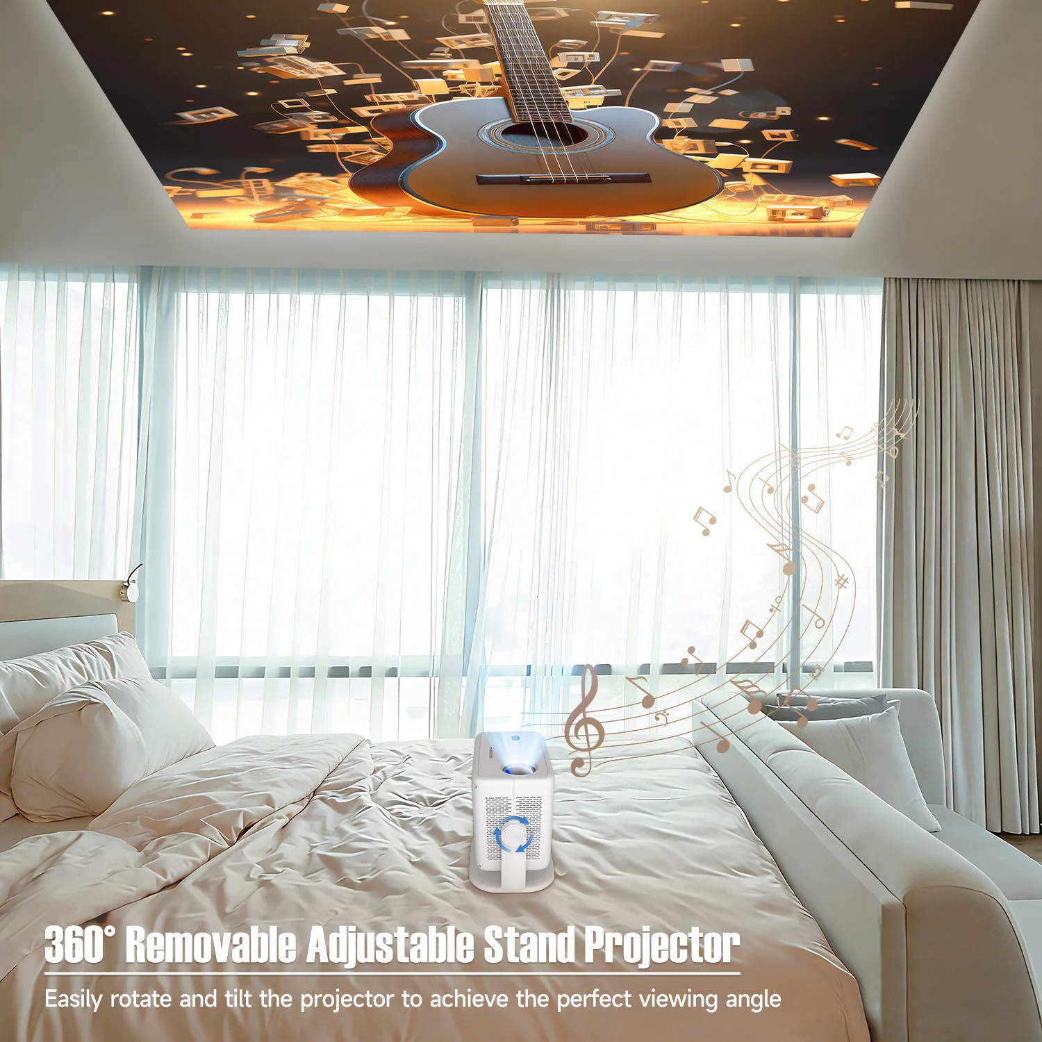 Magcubic Native 1080P 650ANSI 8K Android14 L018 Projector With Auto Keystone Correction Focus Wifi6 BT5.2