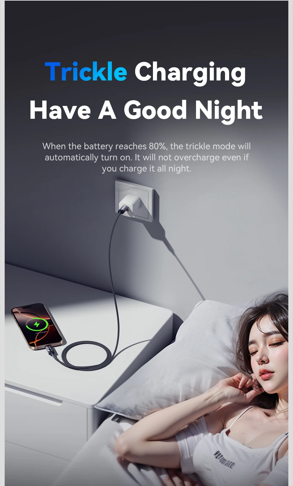 Essager Digital Dispaly USB C Cable For iPhone 17 16 15 Xiaomi Huawei 100W PD Fast Charging For Macbook iPad Type C to C Cable