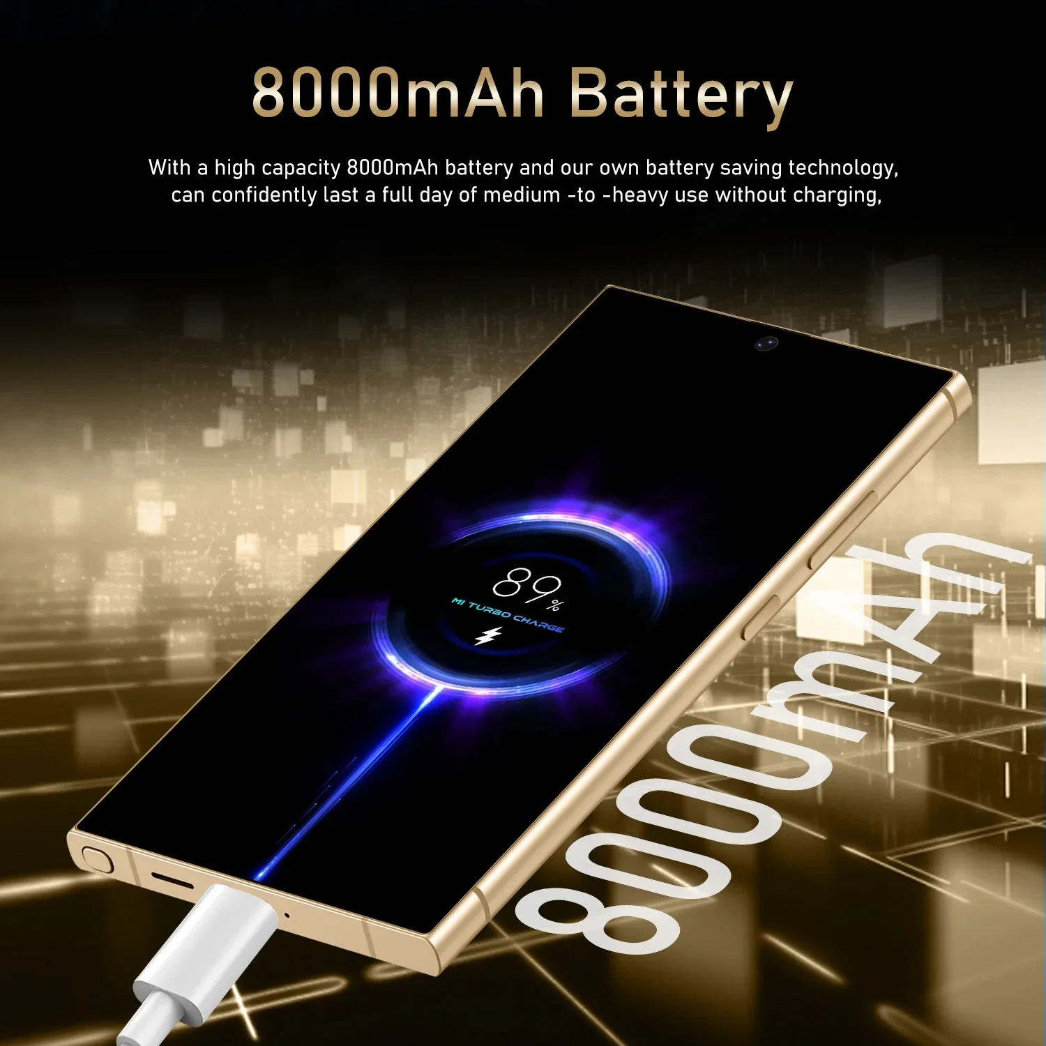 New S27 Ultra 7.3HD Global Edition Original Smart Dual Card 7800mAh Battery Facial Recognition Function CASE