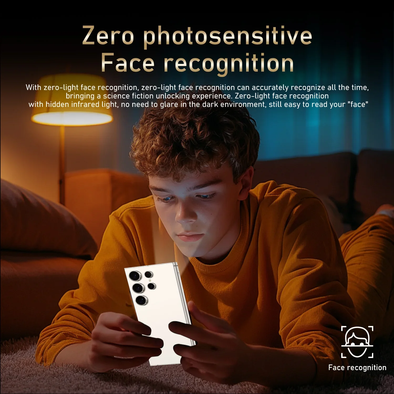 New S27 Ultra 7.3HD Global Edition Original Smart Dual Card 7800mAh Battery Facial Recognition Function CASE