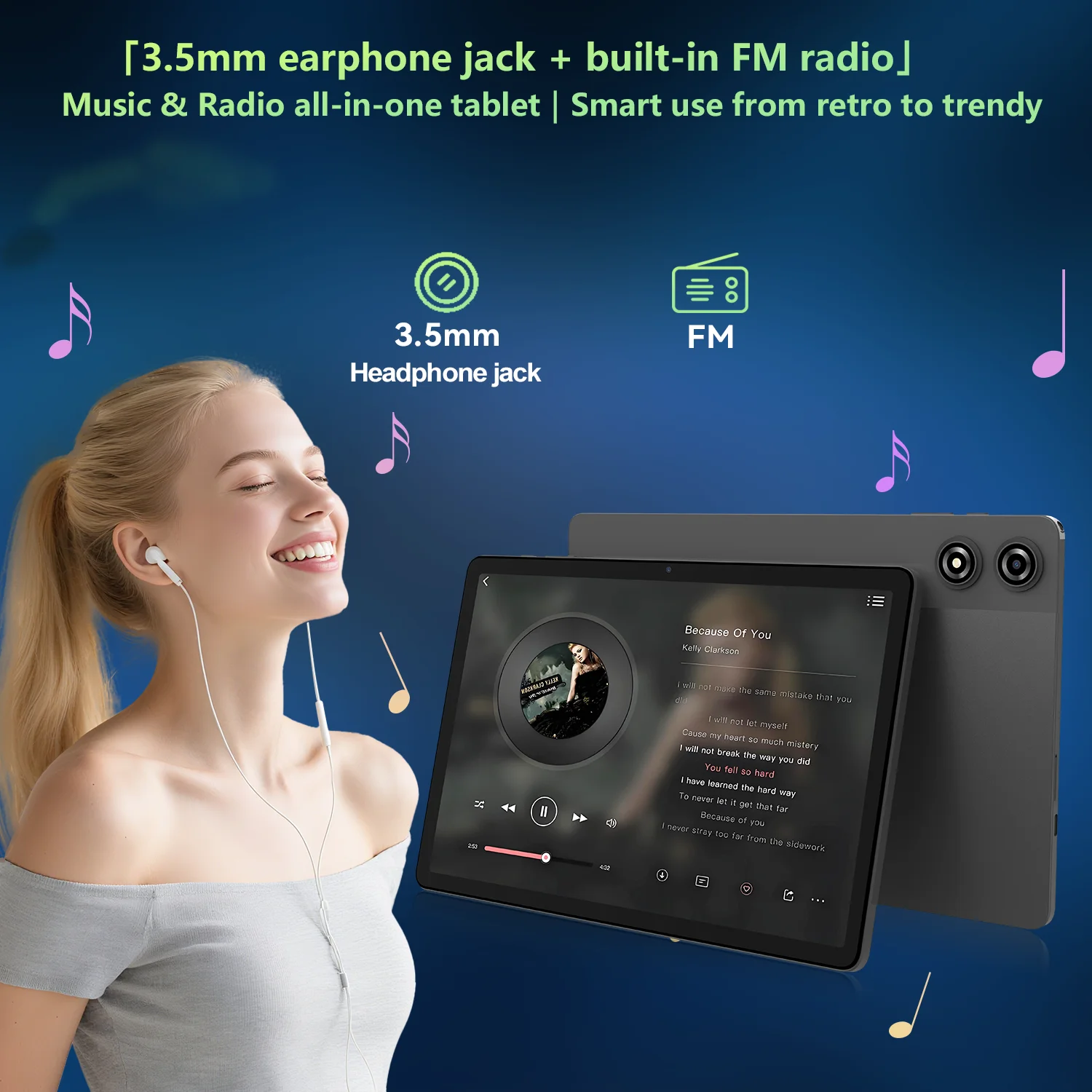 BNCF 11 Inch Android 15 MTK G100 8-Core 2K IPS Screen Tablet 4/8GB RAM 128GB ROM 7000mAh Battery 4G LTE Type-C Widevine L1 Pad