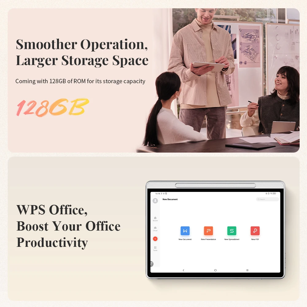 XPPen Magic Note Pad Android 14 White Graphic Tablet Business Digital Writing Notebook Pad 3-in-1 Color Ink Paper E-book Reader