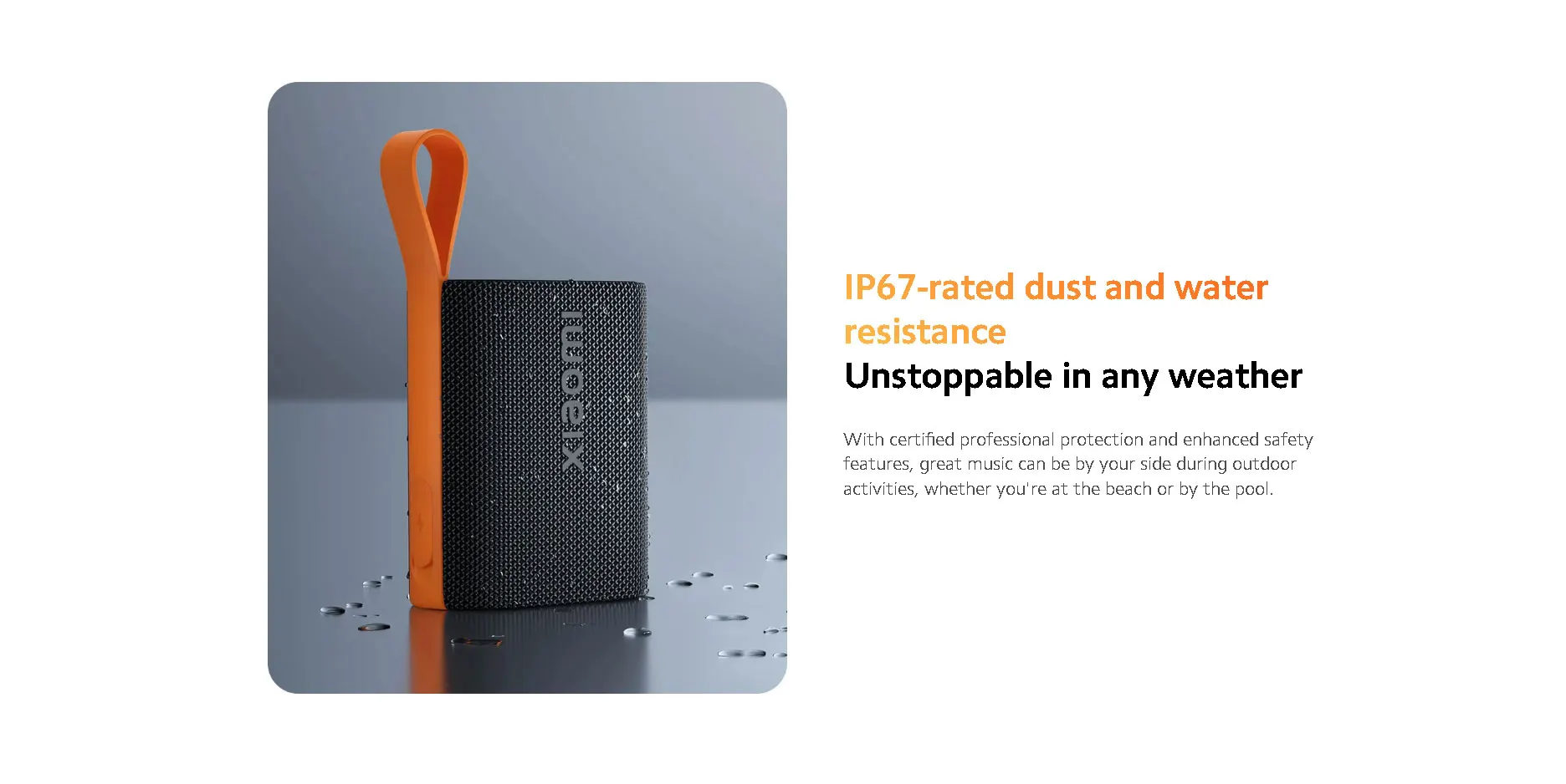 Xiaomi Sound Pocket IP67 Bluetooth 5.4 Portable Speaker TWS Stereo Combo 1000mAh 10-Hour Microphone
