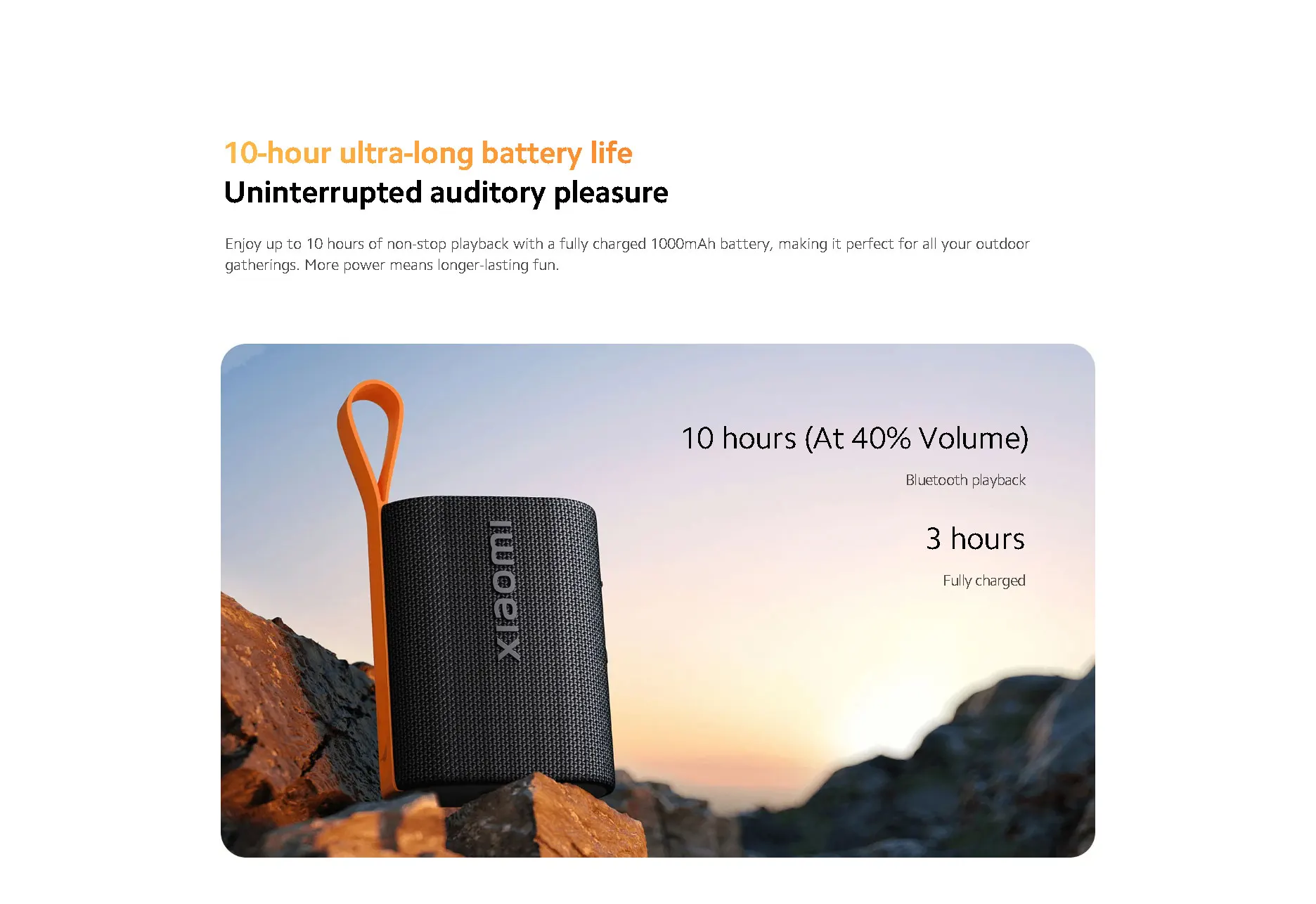 Xiaomi Sound Pocket IP67 Bluetooth 5.4 Portable Speaker TWS Stereo Combo 1000mAh 10-Hour Microphone