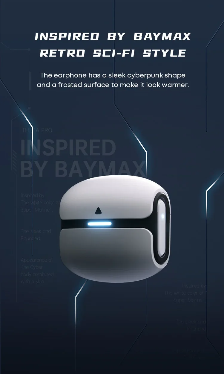 TWS Wireless Earpods Bluetooth 5.3 Wireless Earphones Dual Mode ENC Talking Noise Canceling