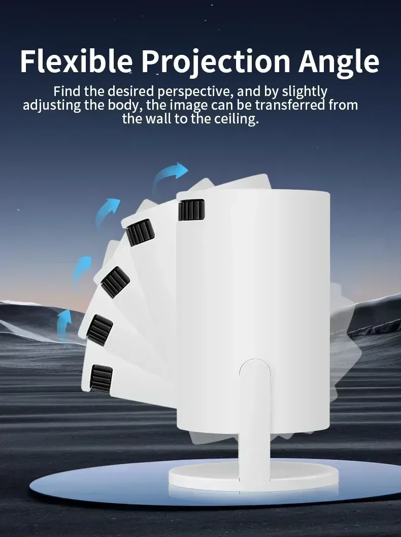 HY300 4K Android 11 Wifi6 290ANSI H713 BT5.0 1080P 1280*720P Cinema Outdoor Portable Projetor