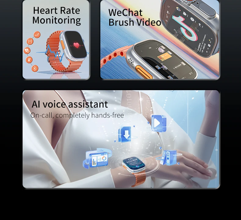 GoldenSpike S10 Ultra Max Smartwatch 5G Android With 2.26'' Amoled Screen 800W Rotary Camera Simcard Slot Video Call