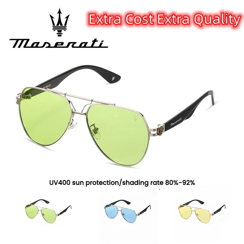 MASERATI Luxury Sunglasses High End for Men Women Polarized UV400 Driving Glasses Classic Style Premium Quality  Fashion Design