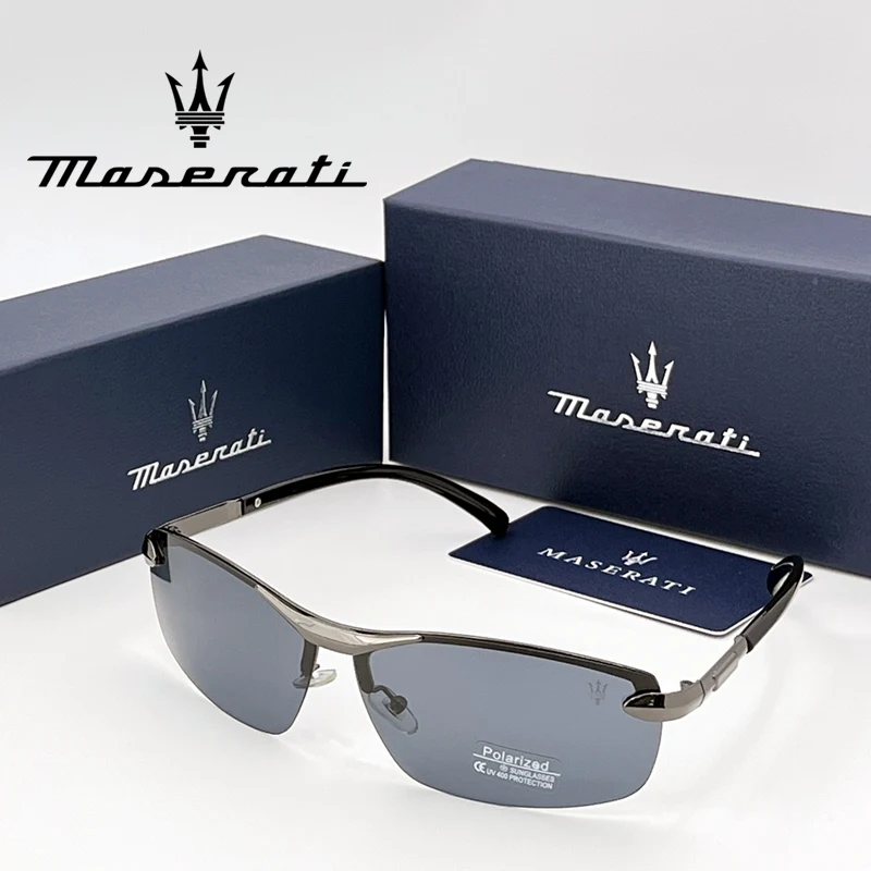 MASERATI Luxury Sunglasses High End for Men Women Polarized UV400 Driving Glasses Classic Style Premium Quality  Fashion Design