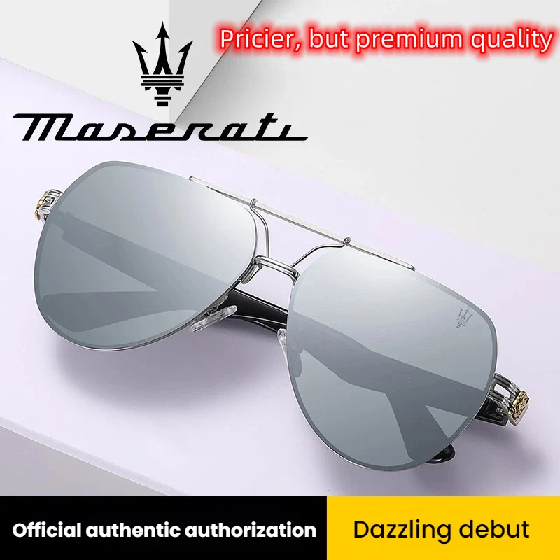 MASERATI Luxury Sunglasses High End for Men Women Polarized UV400 Driving Glasses Classic Style Premium Quality  Fashion Design