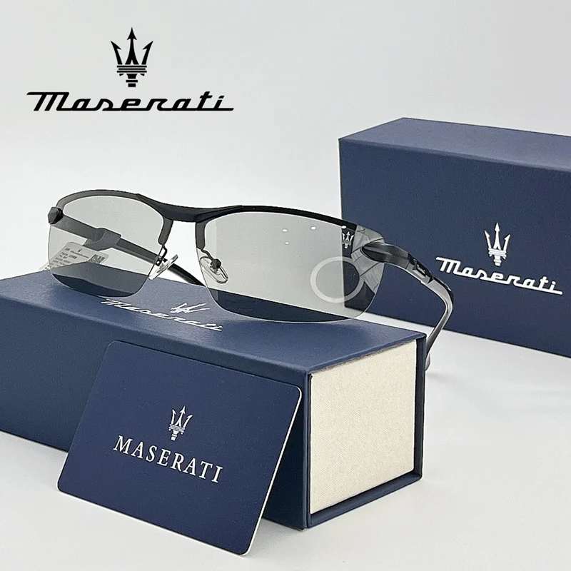 MASERATI Luxury Sunglasses High End for Men Women Polarized UV400 Driving Glasses Classic Style Premium Quality  Fashion Design