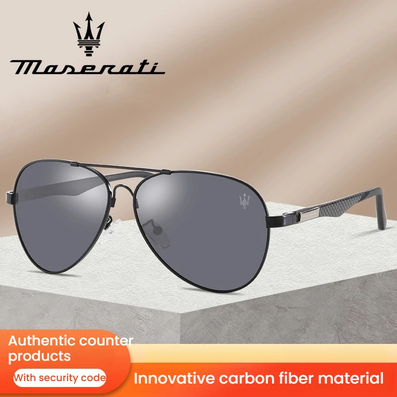 MASERATI Luxury Sunglasses High End for Men Women Polarized UV400 Driving Glasses Classic Style Premium Quality  Fashion Design