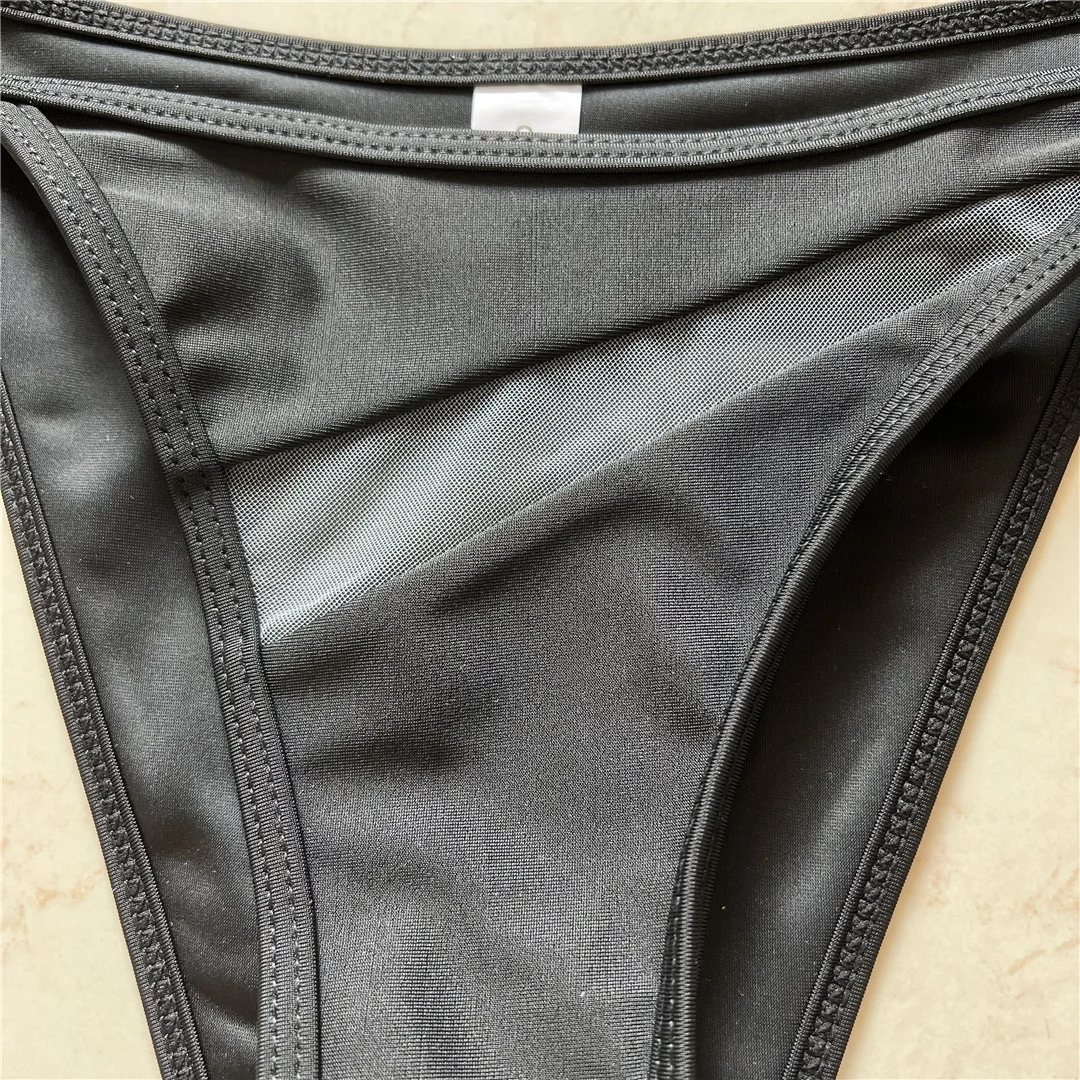 Sexy One Shoulder Underwired V-Bar Two-pieces Bikini set V4229