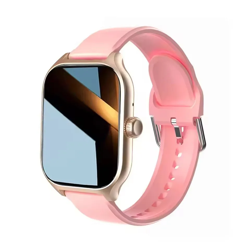Pink silicone band